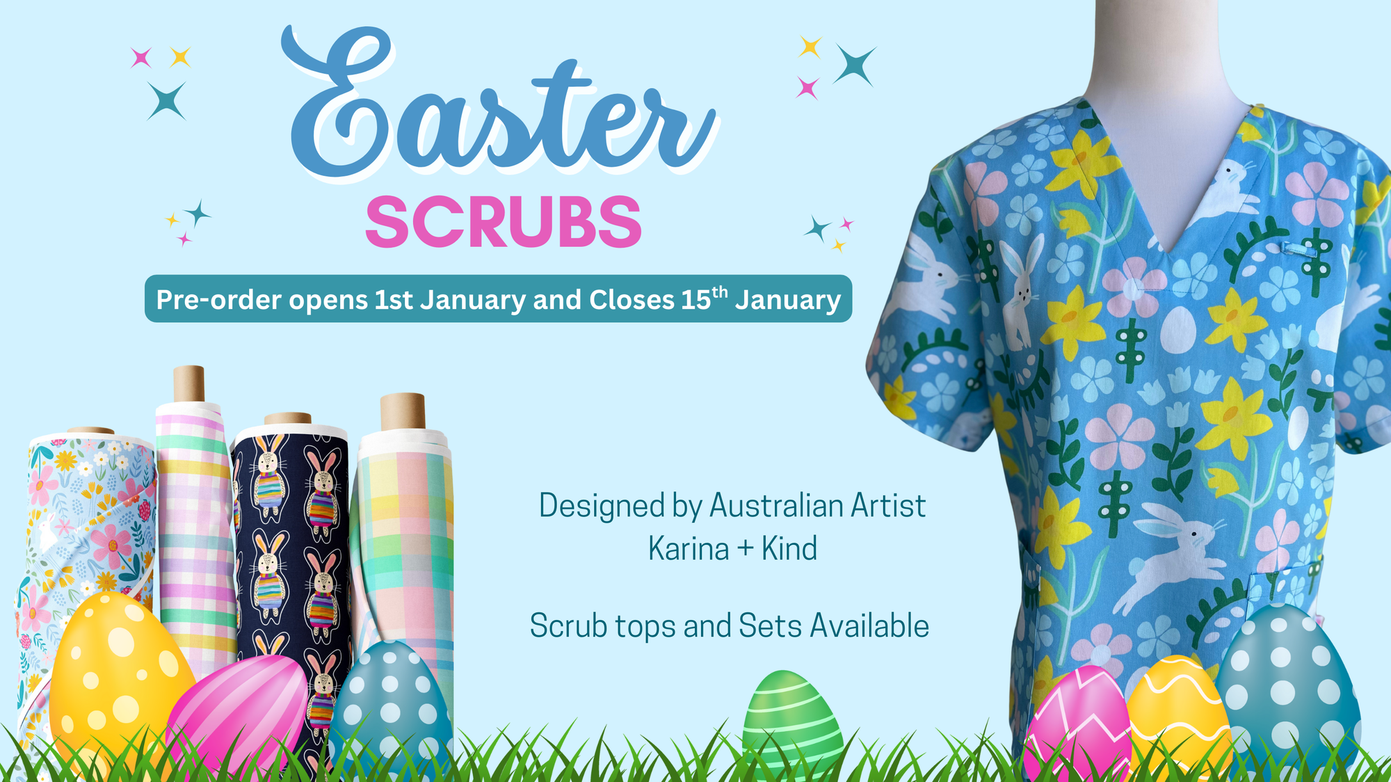 Easter Scrubs