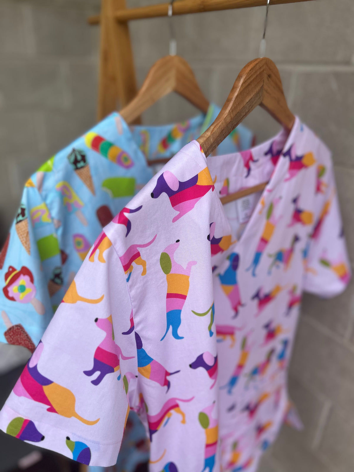 All scrub tops
