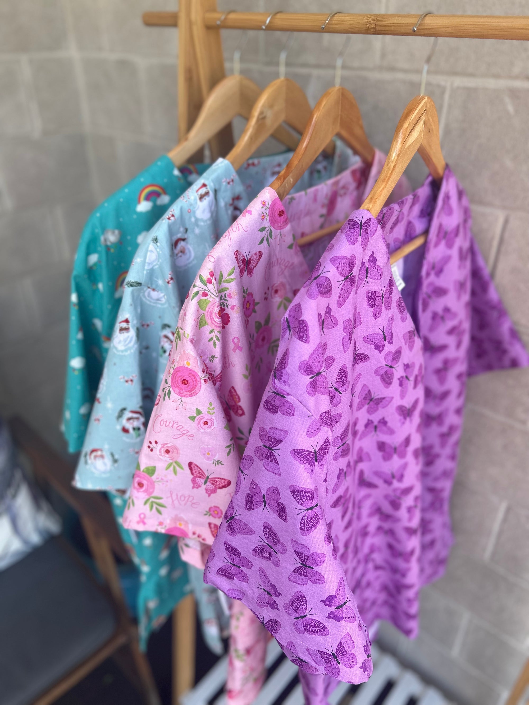 Fun scrub tops