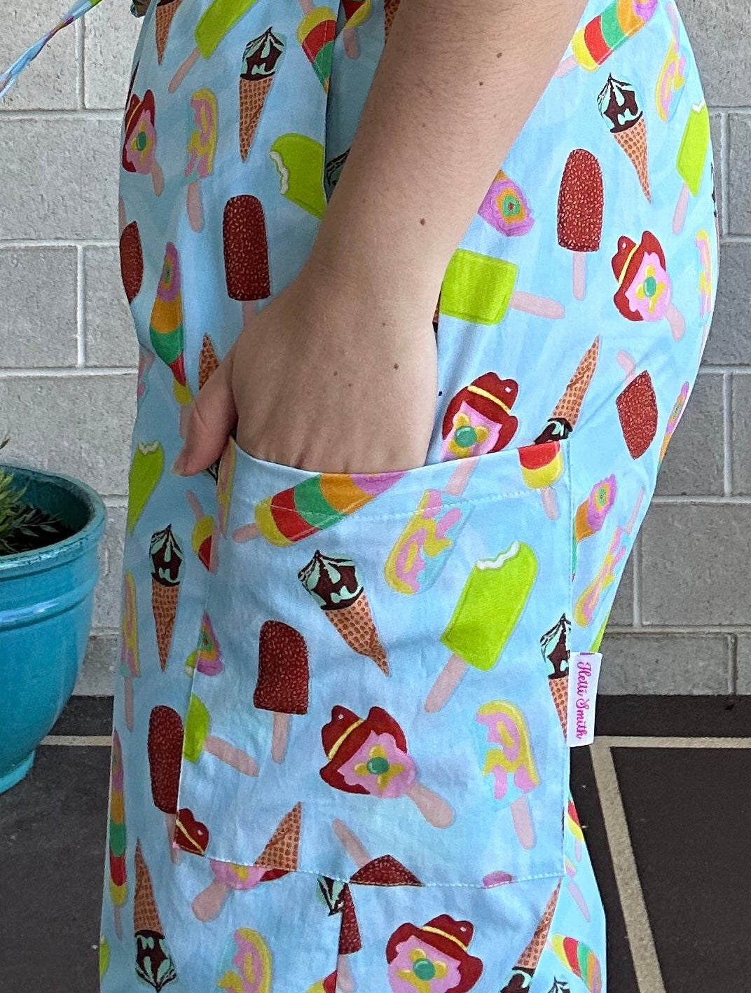 For the love of Ice Cream Scrub Set (In stock, made to order)