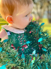 Green Santa Romper