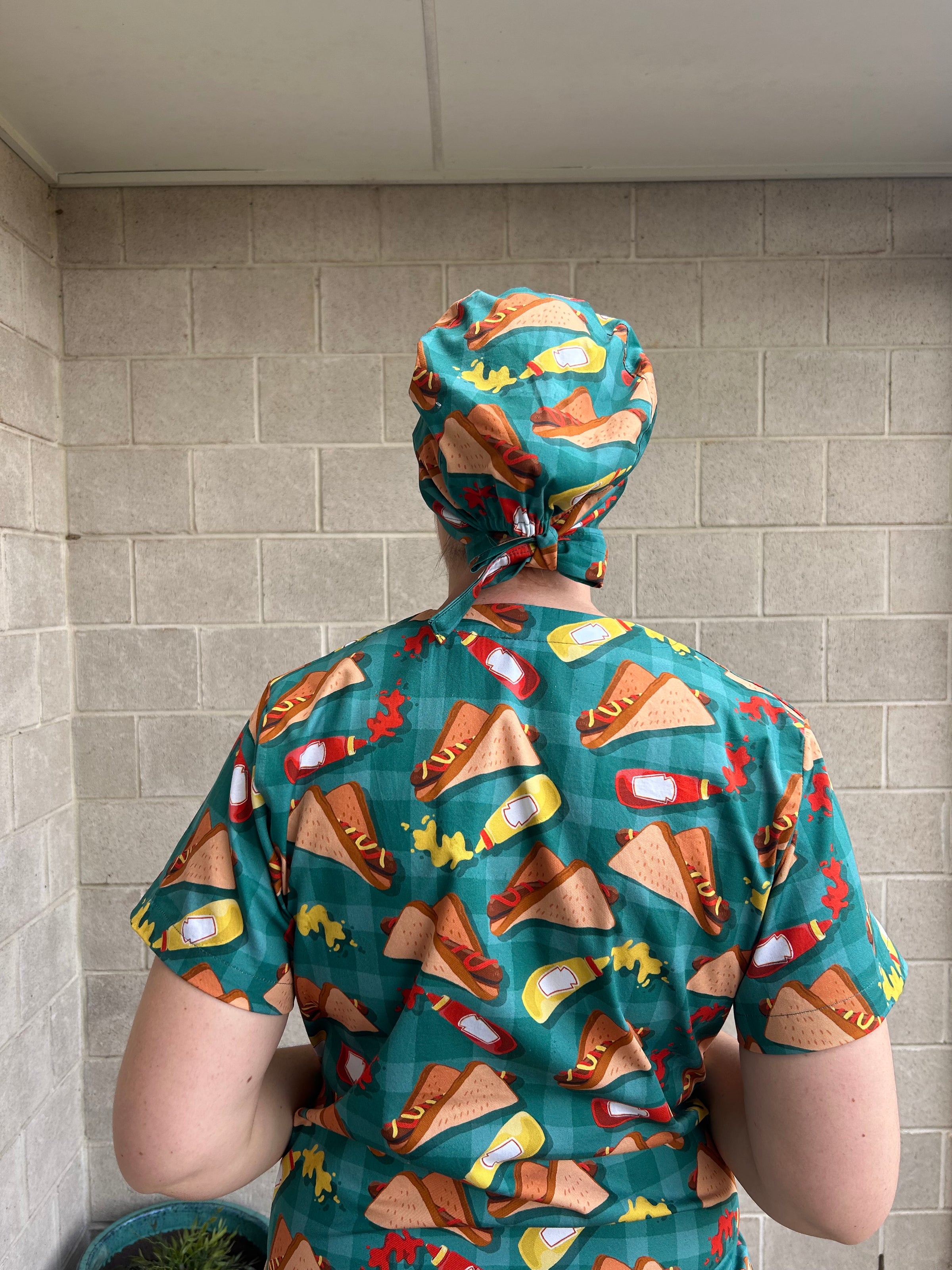 Bunnings Snag Scrub Cap (for long hair)