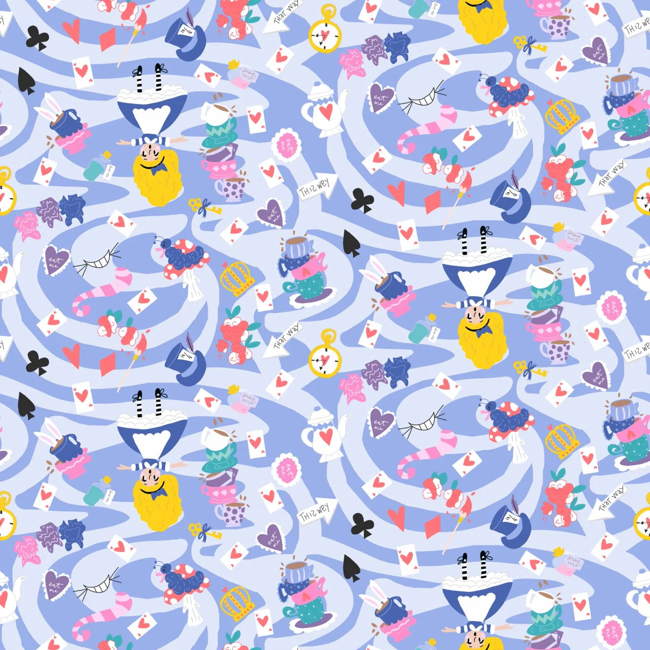 Wonderland Scrub Top (Pre-order)