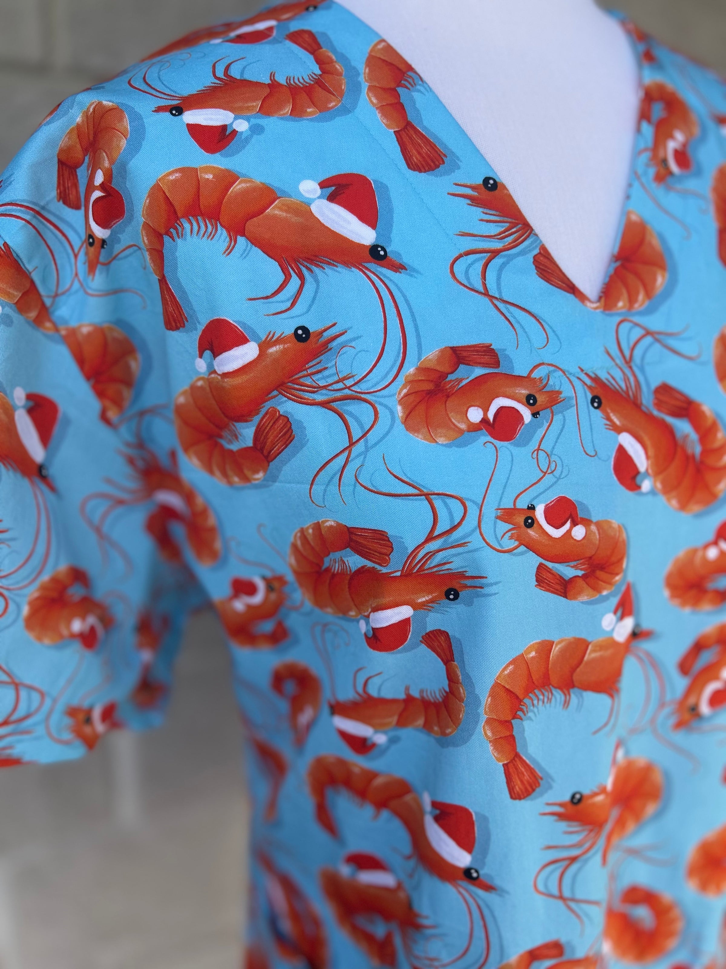 Christmas Prawns Scrub Set (Pre-order)