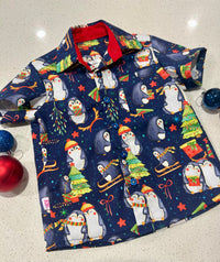 Christmas penguin shirt