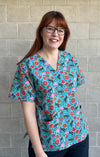 Jocelyn Proust Christmas scrub top