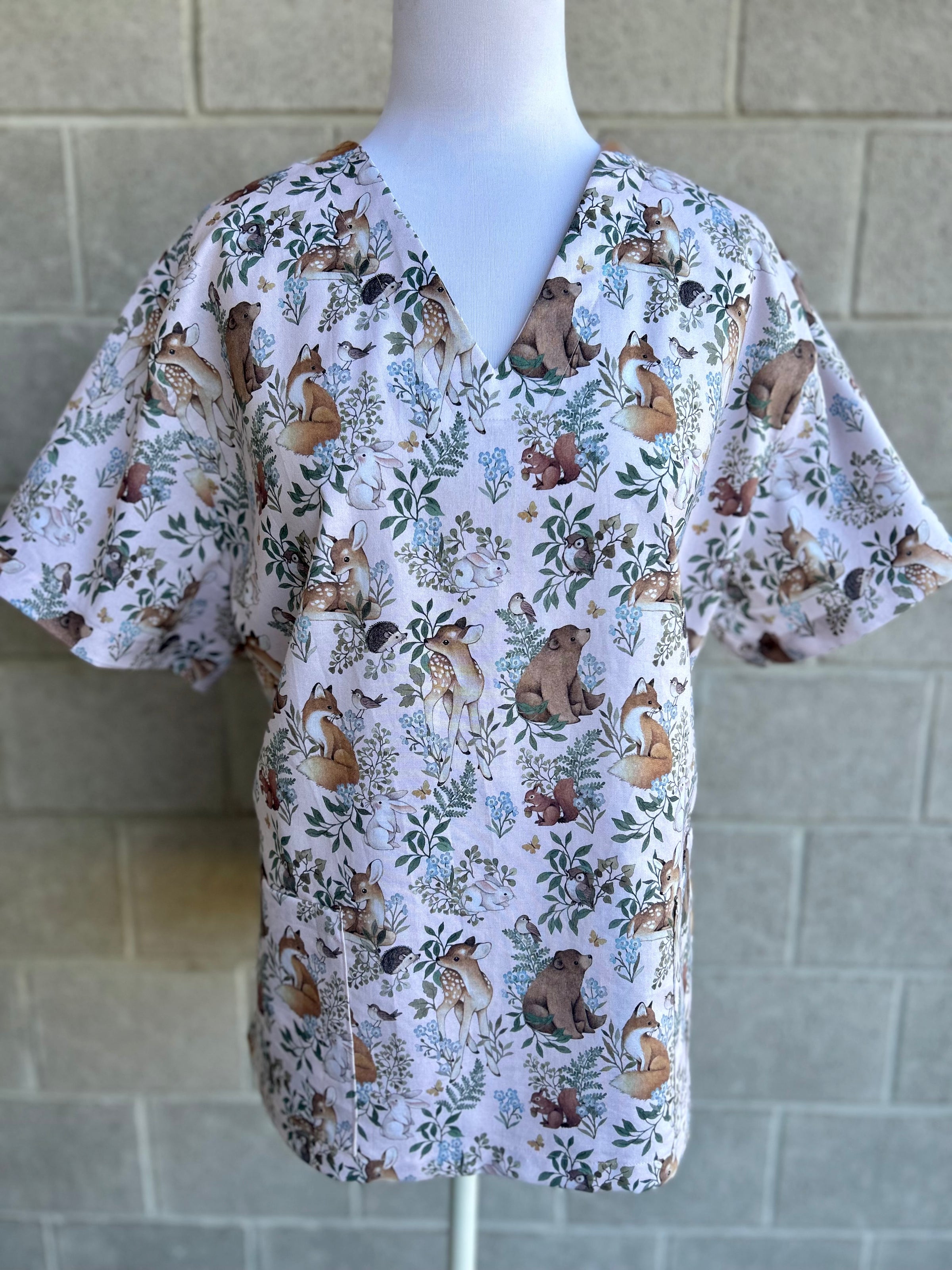 Friends of the forest Scrub Top