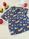 Christmas construction vehicles shirt