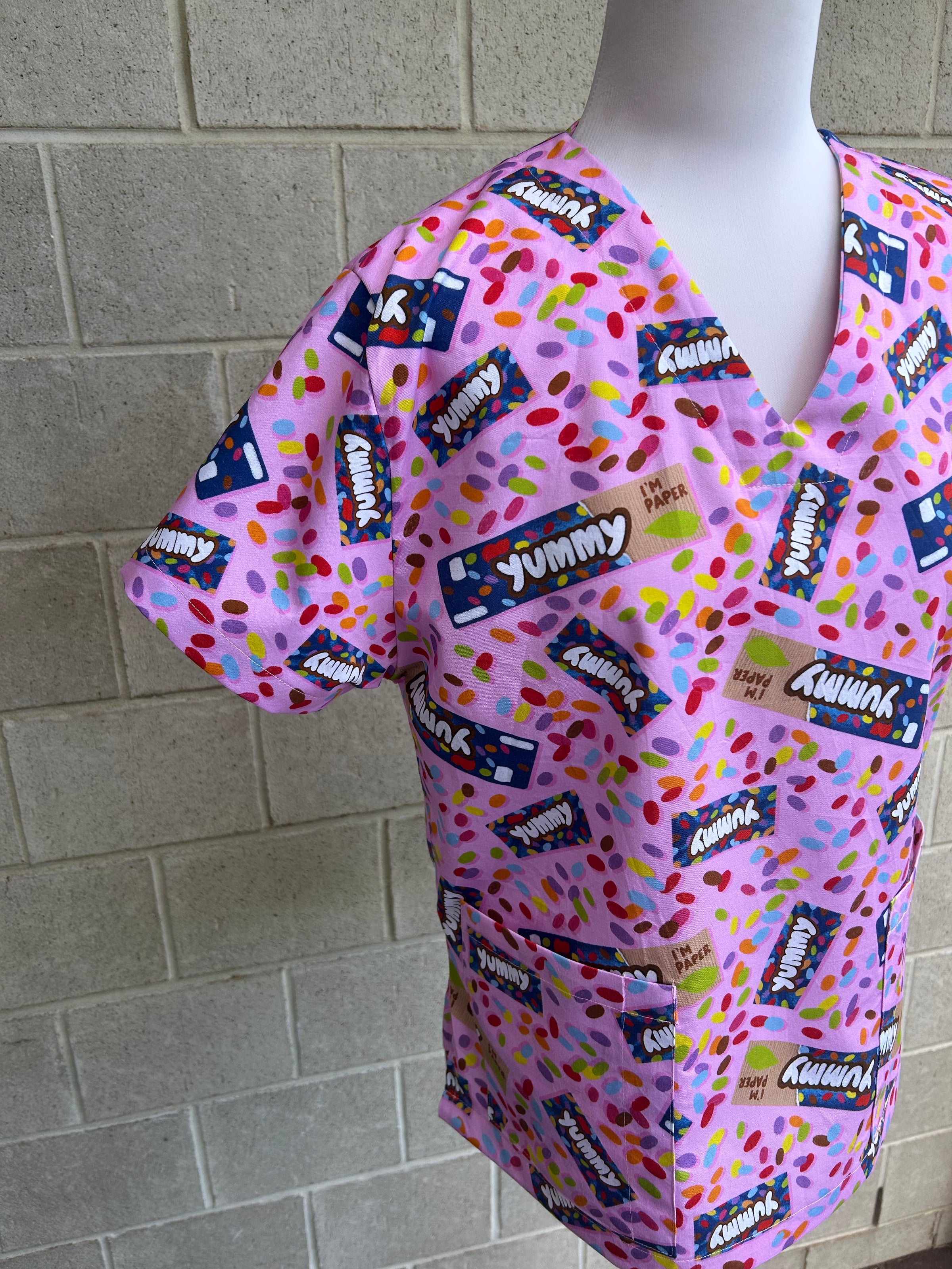 Smarties Scrub Top (Pre-order)