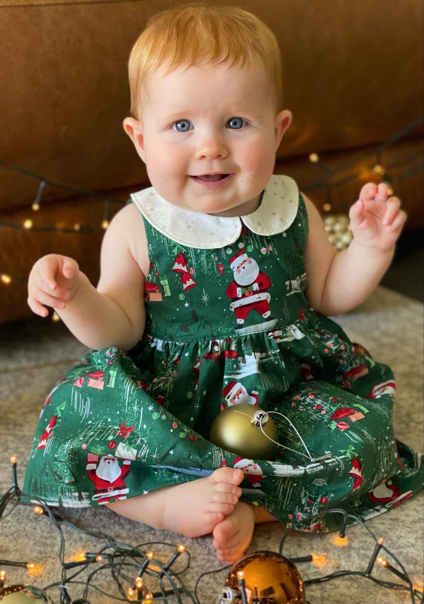 Green Santa Dress