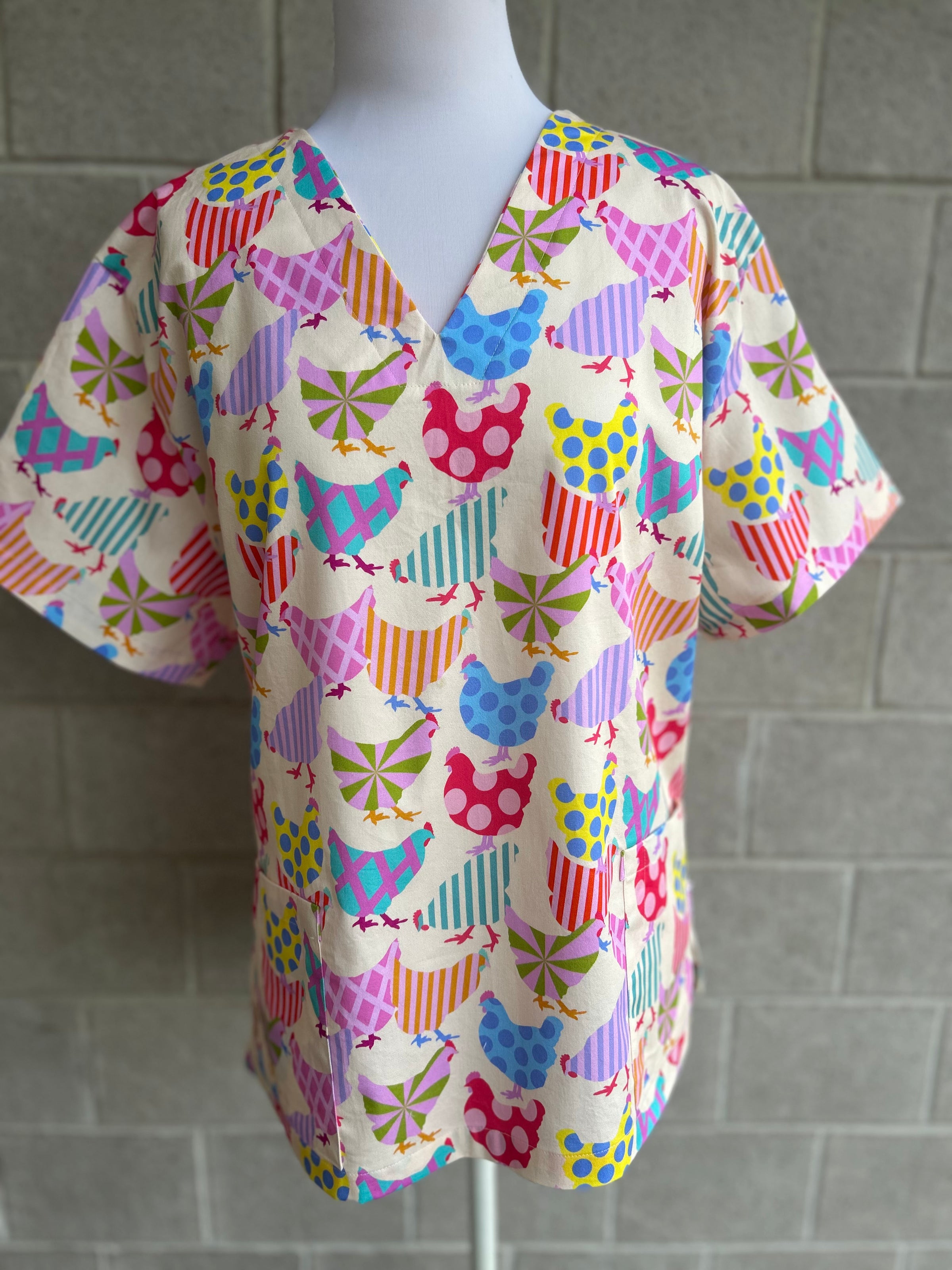 Carnival Chicks Scrub top