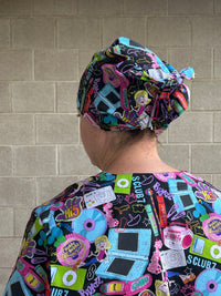 00’s Mashup Scrub Cap (for long hair)