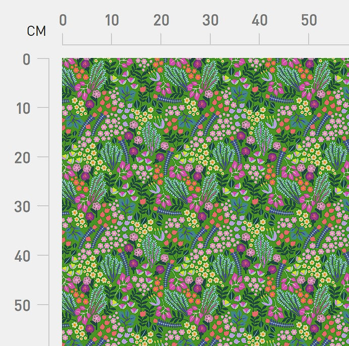 Velvet Garden Emerald Scrub Top (Pre-order)