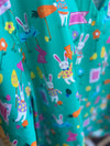 Easter egg hunt scrub top (one left: size XS-XL only)