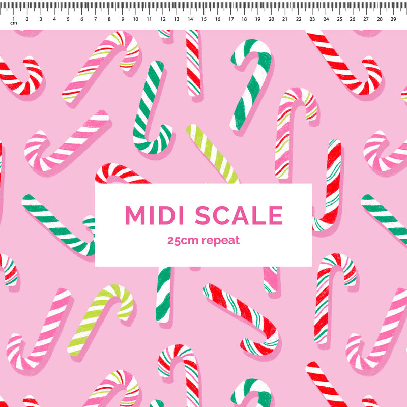 Candy canes scrub top (pre order)