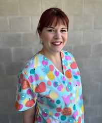 Fruit punch scrub top