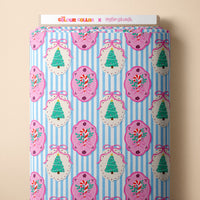Christmas Wall Hangings Scrub Top (Pre-order)