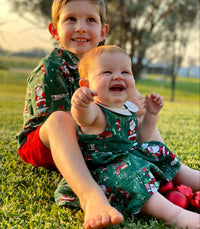 Green Santa Dress