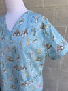 Peter Rabbit Scrub top