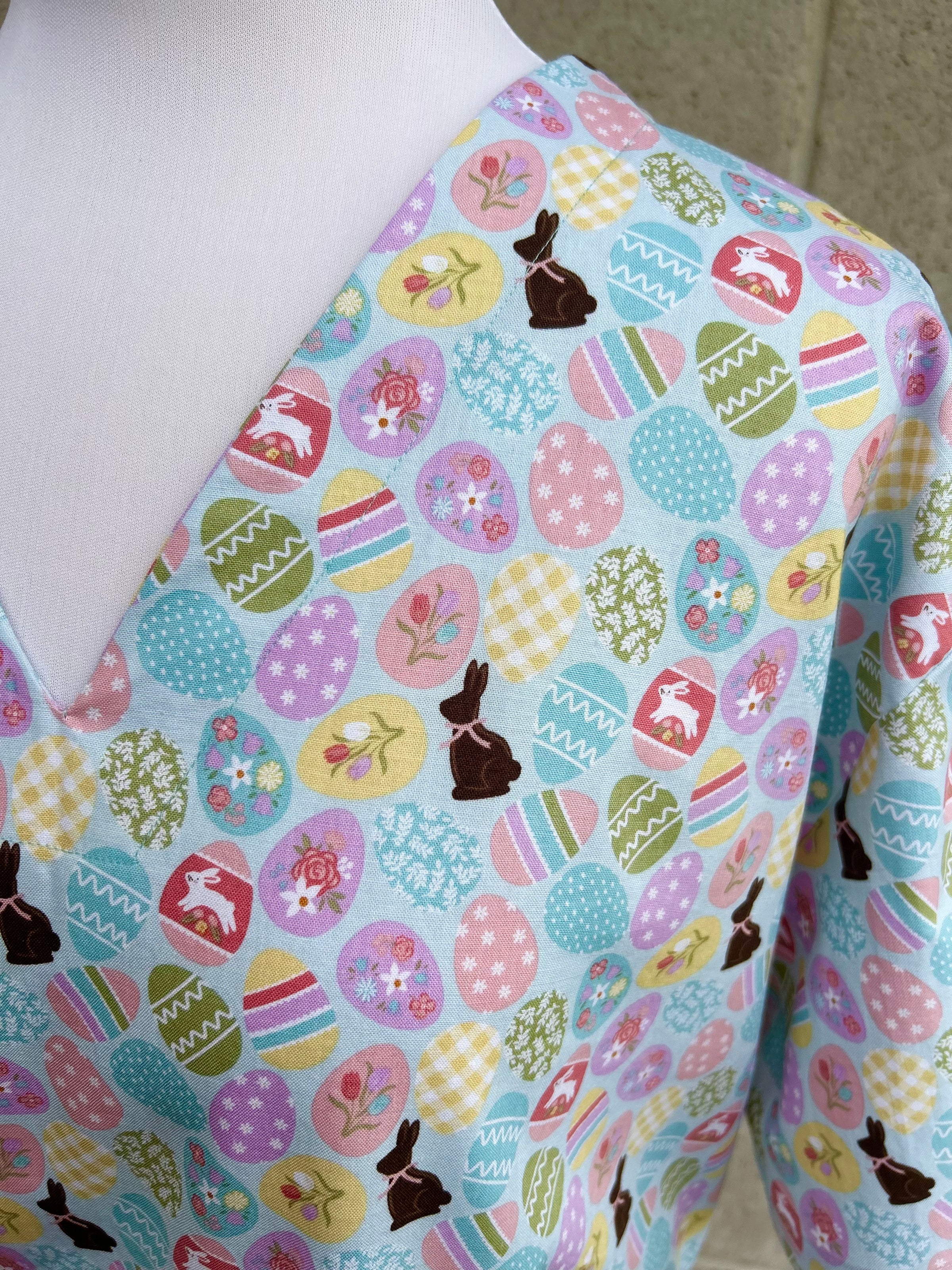 Easter eggs Scrub top