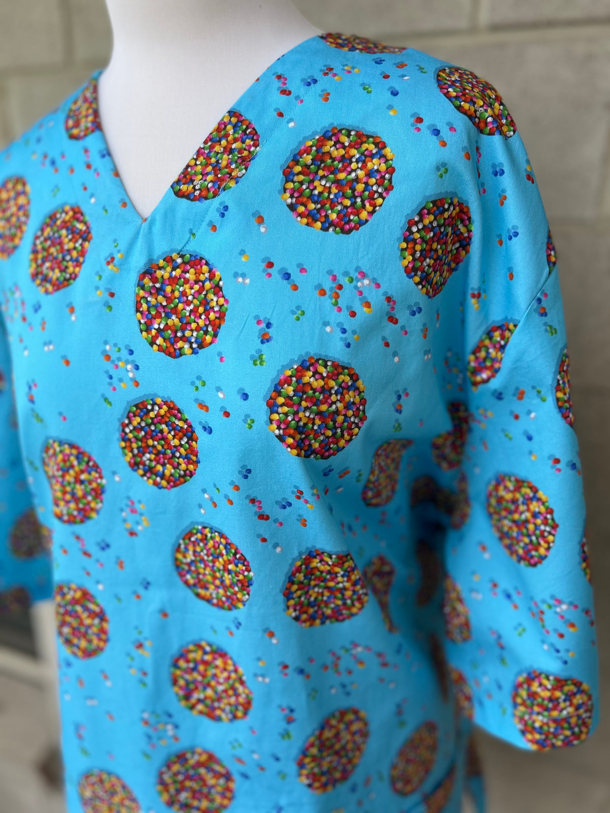 Freckles blue Scrub Top (Pre-order)