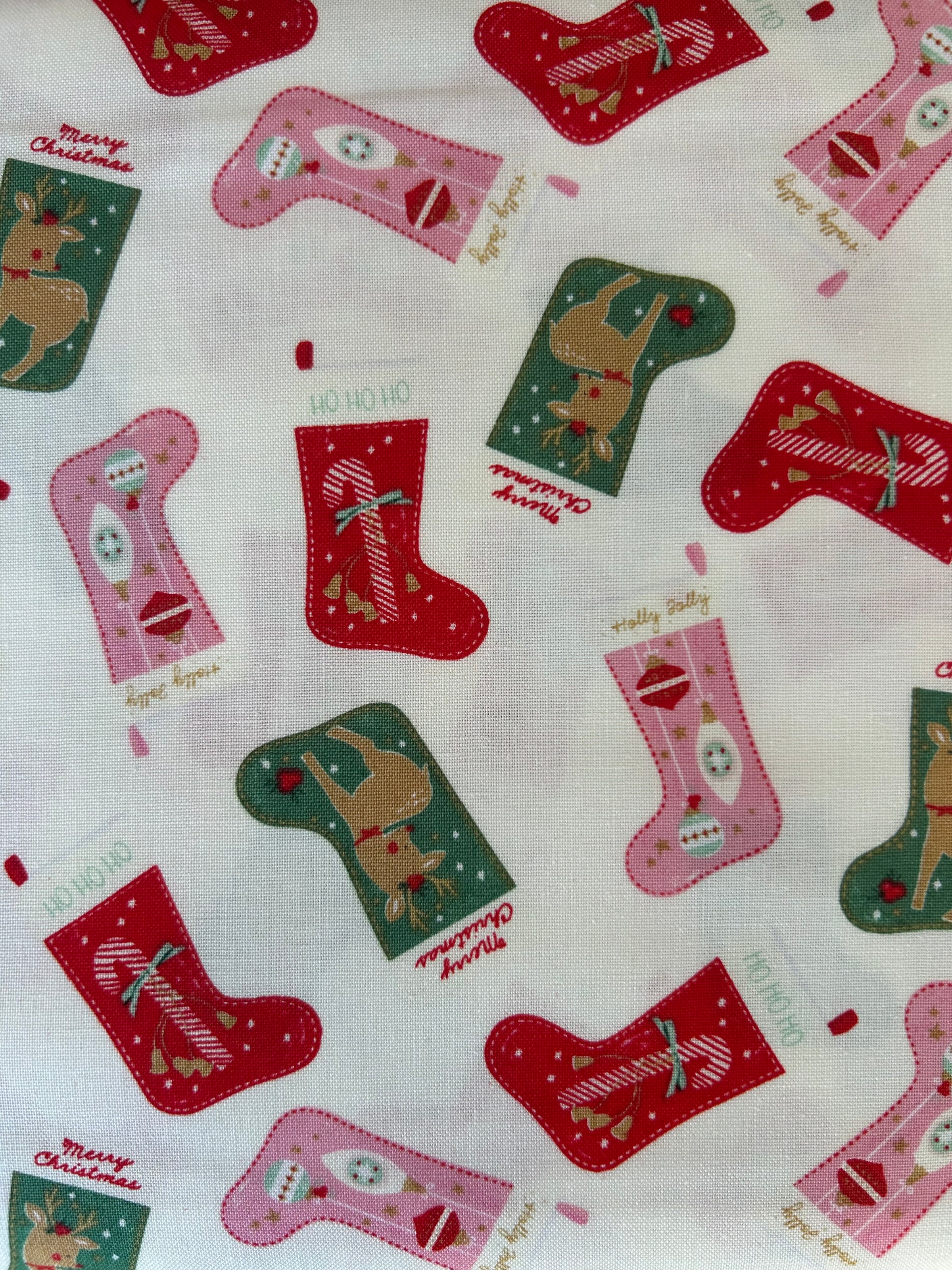 Christmas stockings scrub top