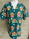Gingerbread Houses Scrub Set (Pre-order)