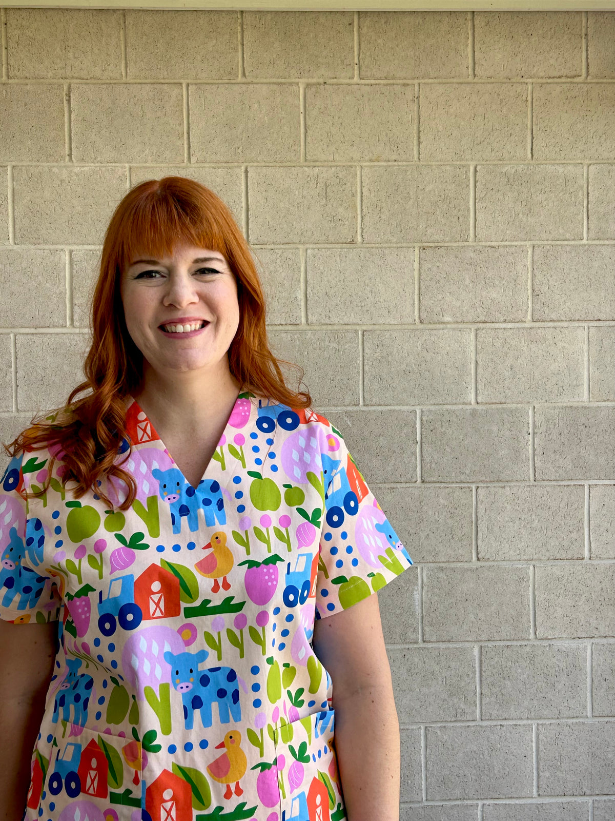 Little Moo Scrub Top (Pre-order)