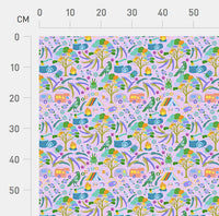 Little Oz Outdoors lilac Scrub Top (Pre-order)