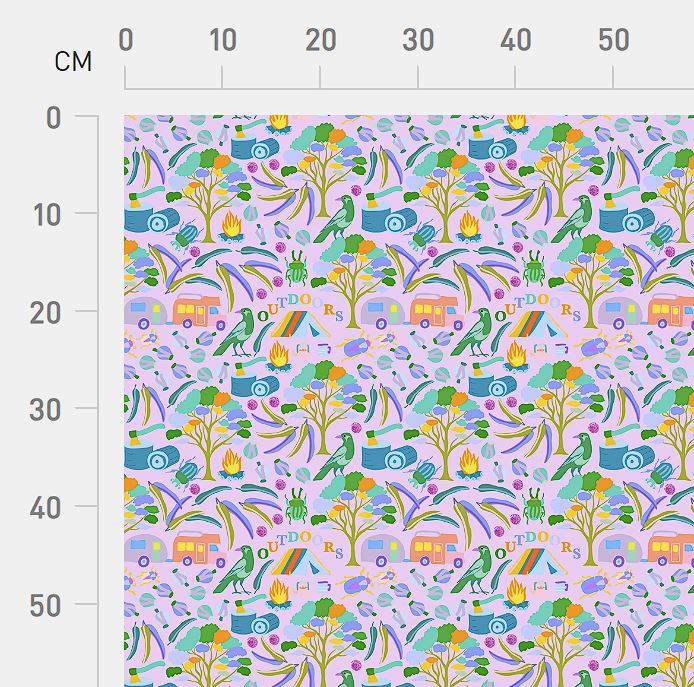 Little Oz Outdoors lilac Scrub Top (Pre-order)