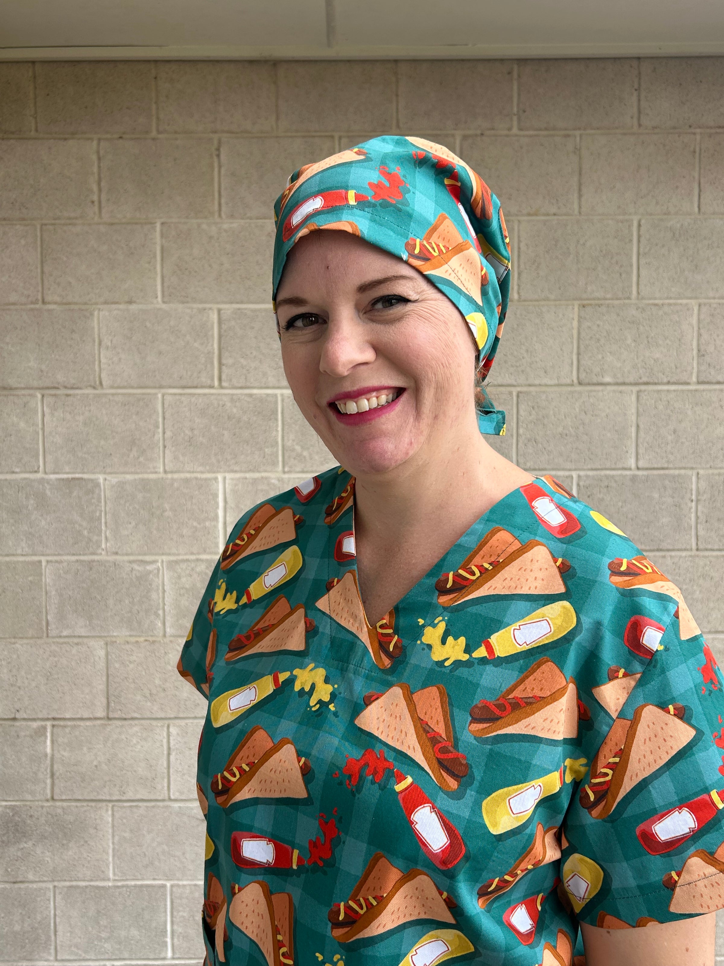 Bunnings Snag Scrub Cap (for long hair)