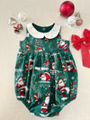 Green Santa Romper