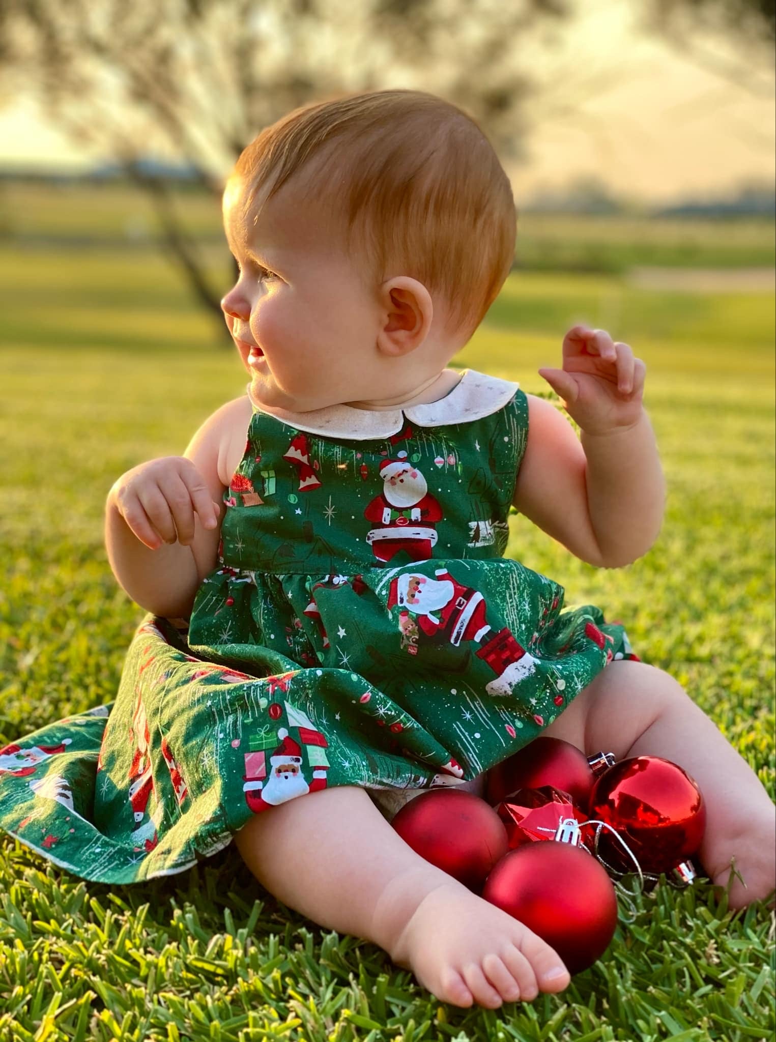 Green Santa Dress