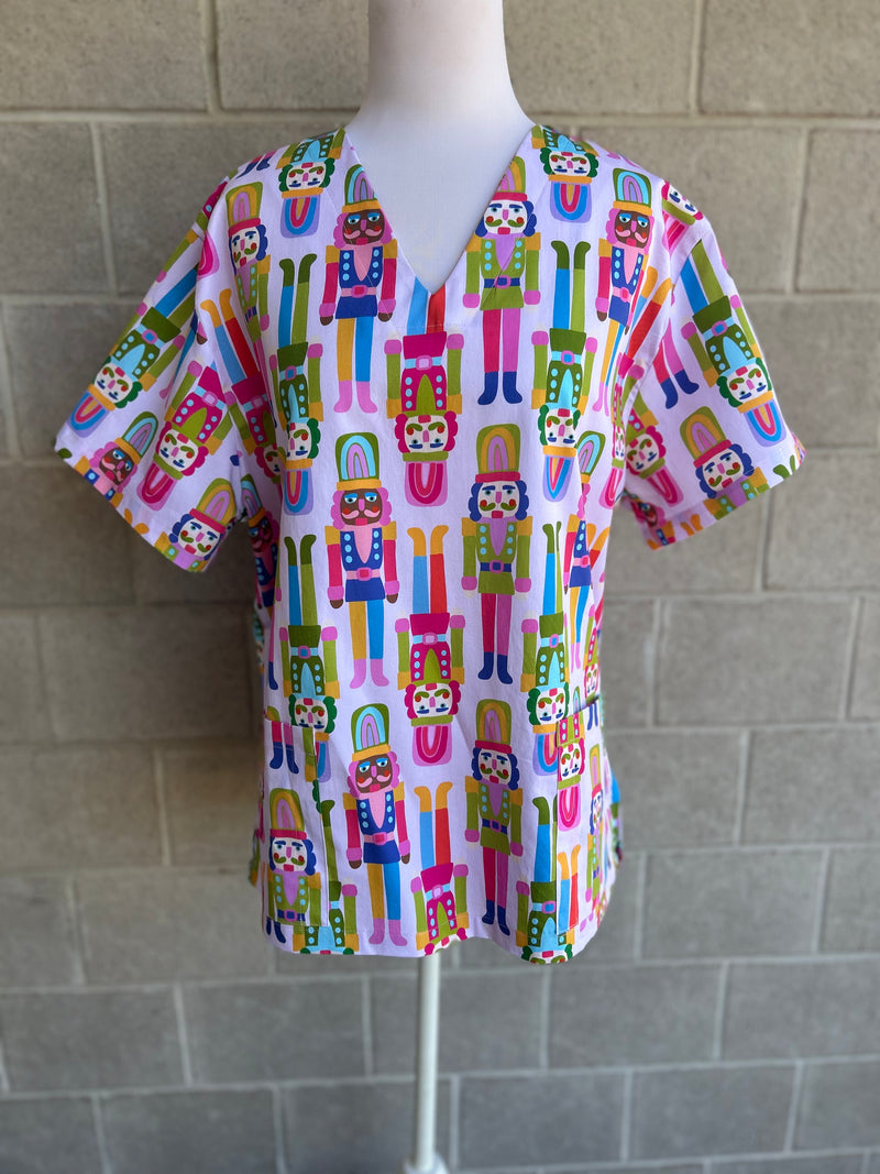 Nutty so Bright Scrub Top