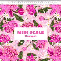 Waratah Meadow Scrub Top (Pre-order)