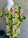 Fruit Tumbler Scrub Top (one left: size XS or S only)