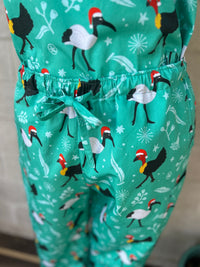 Bin Chicken & Bush Turkey Christmas Scrub Set (Pre-order)