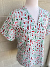 Christmas Stockings Scrub top