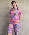 Jolly Dreamhouse Scrub Top (Pre-order)