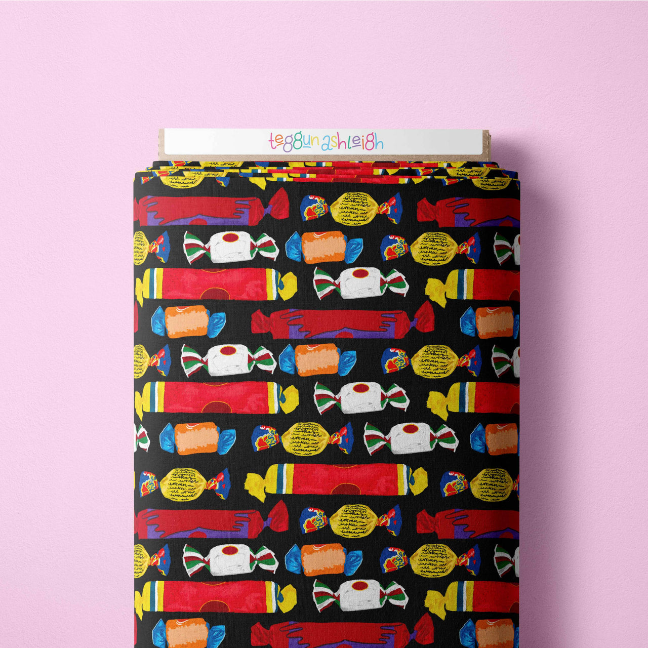 Wrapped lollies scrub top (size XS-M only)