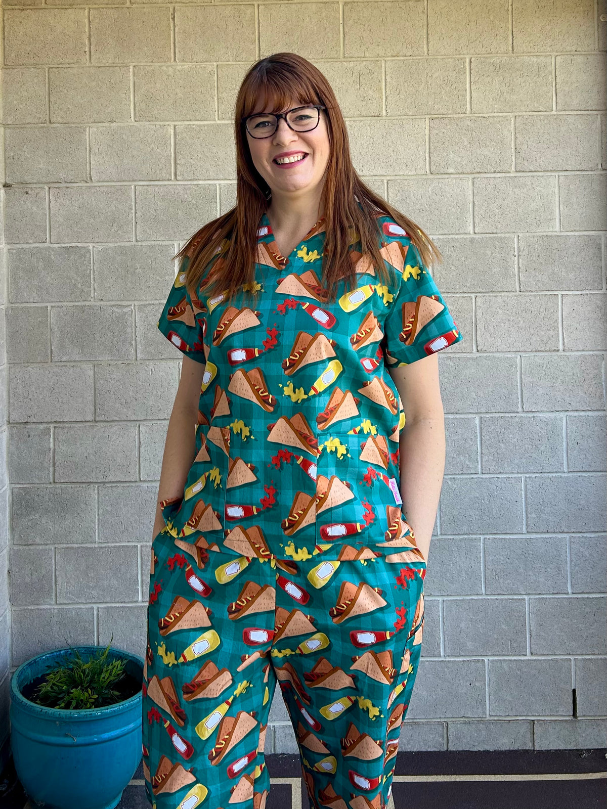 Bunnings Snags Scrub Top (Pre-order)