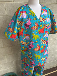 Horsey Kingdom Scrub Set (Pre-order)