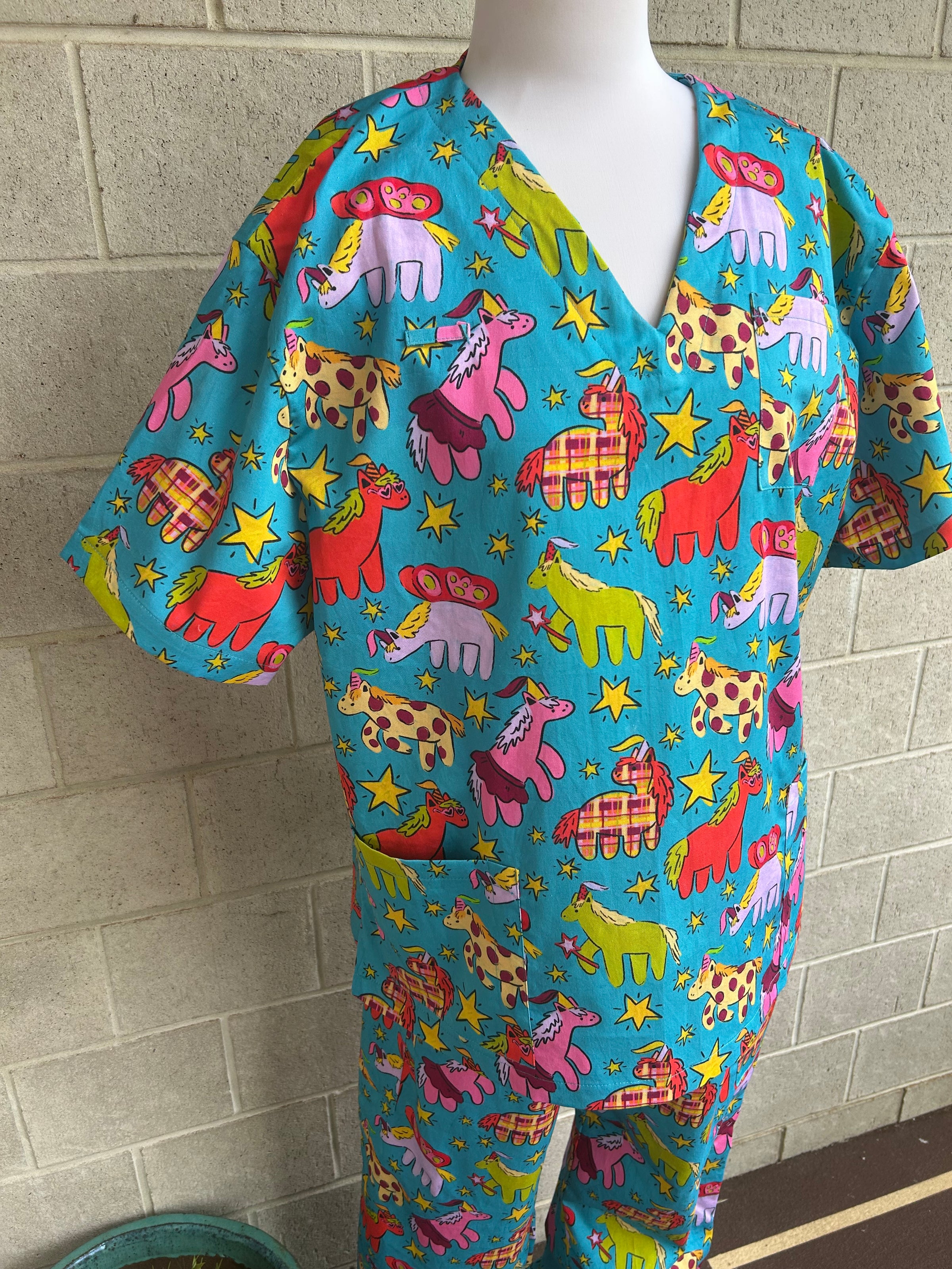 Horsey Kingdom Scrub Set (Pre-order)