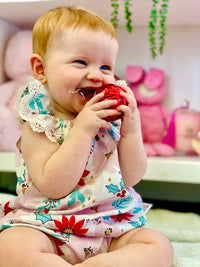 Christmas floral playsuit