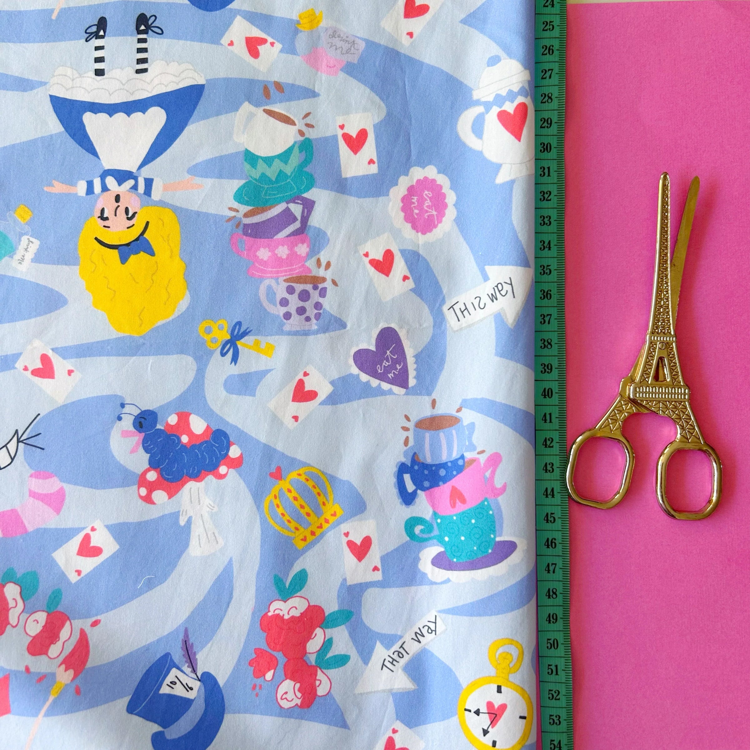 Wonderland Scrub Top (Pre-order)