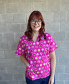 Barbie World Scrub top