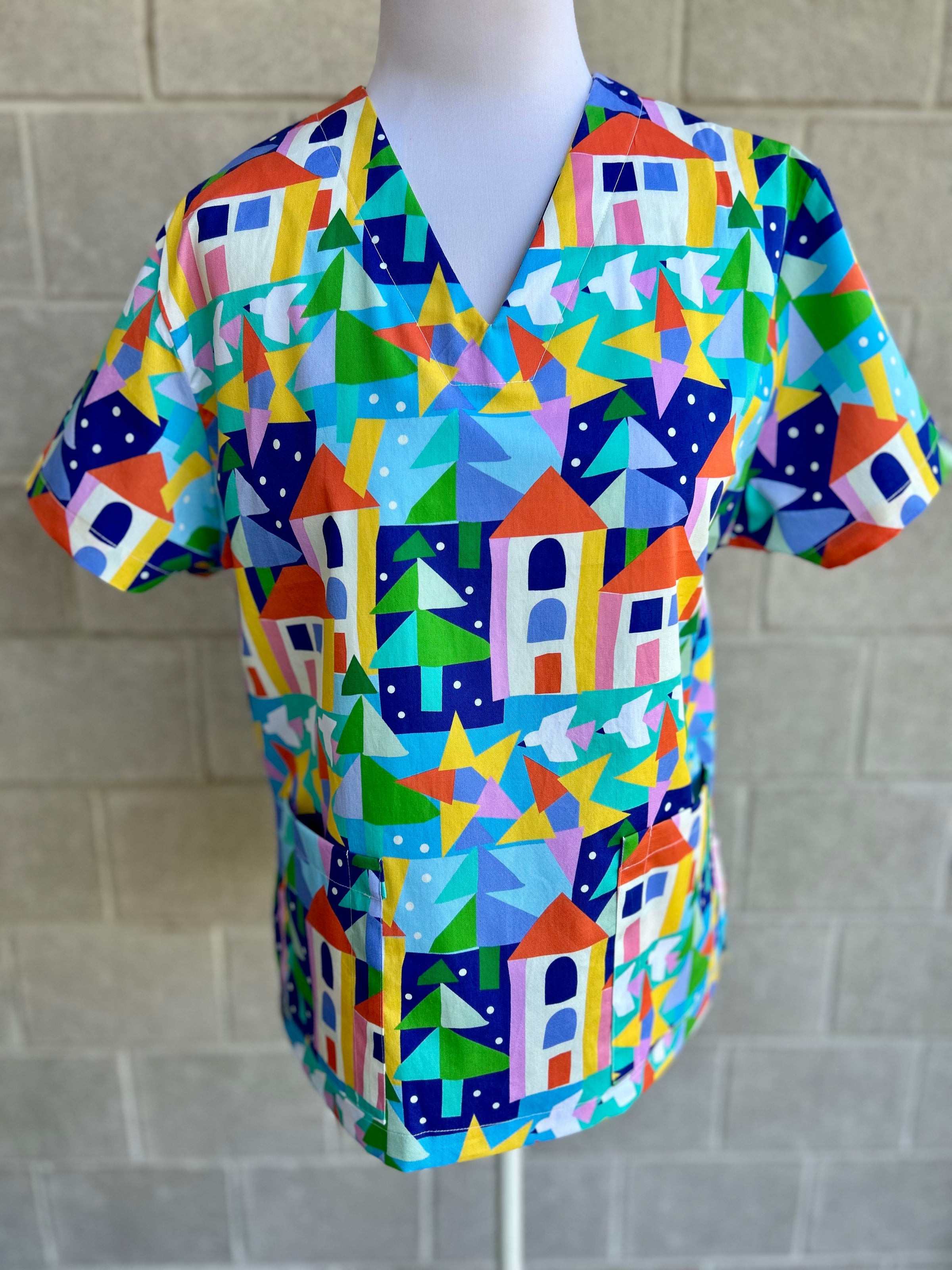 Starlight Village Scrub Top (Pre-order)
