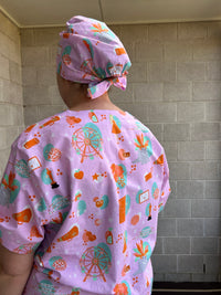 Showgirl Scrub Cap (for long hair)