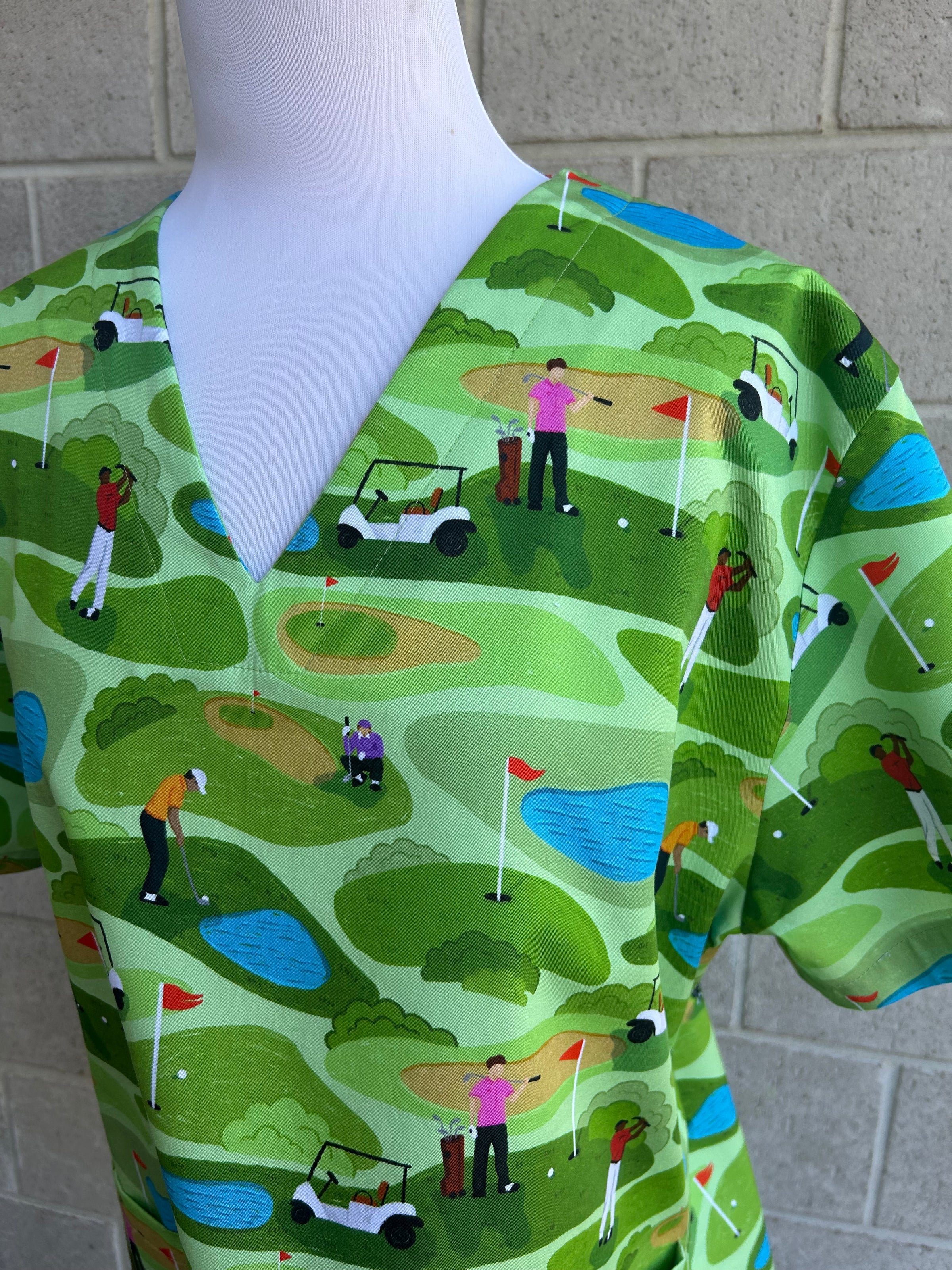 Hole in one Scrub Top (Pre-order)