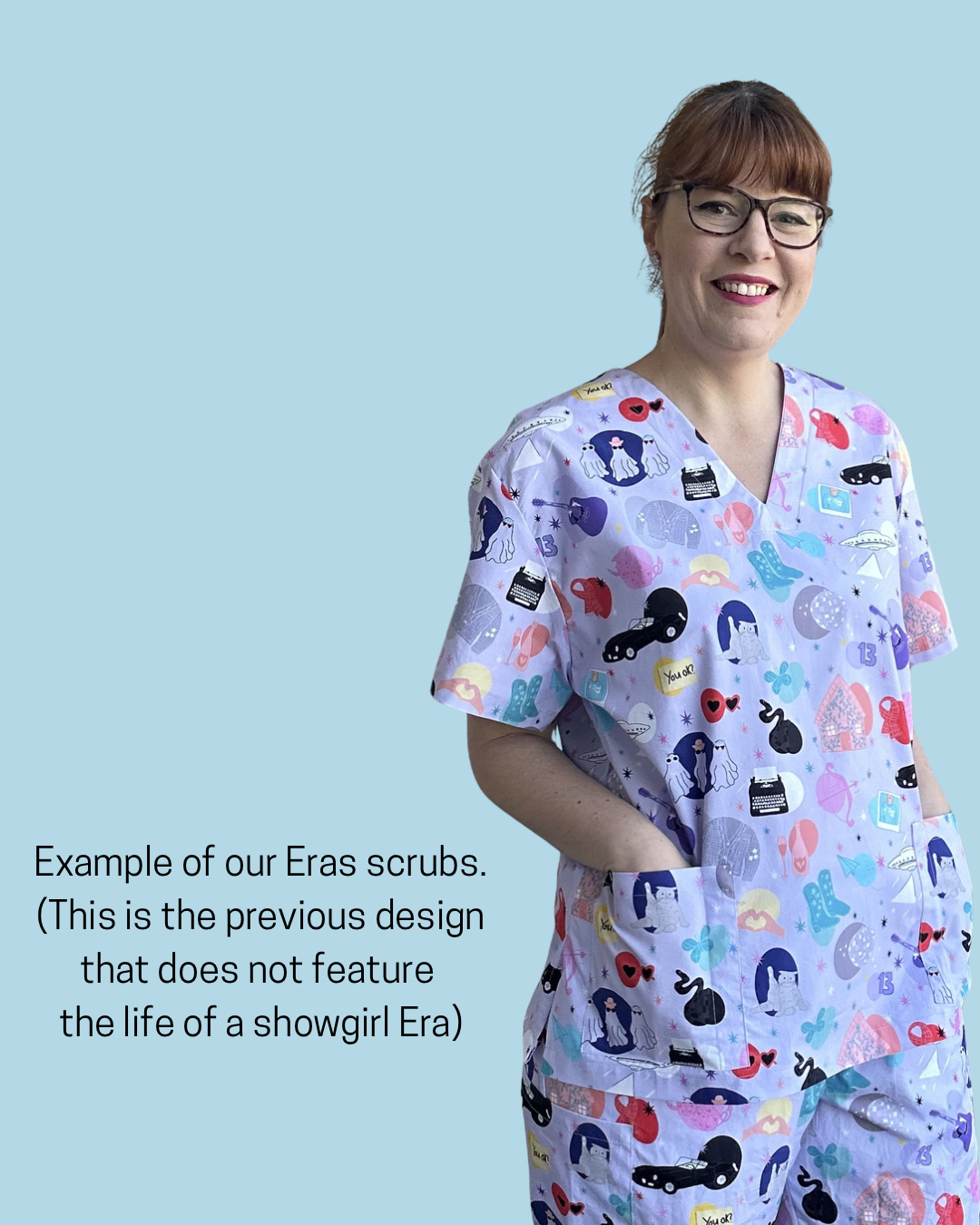 Eras Scrub Top (Pre-order)